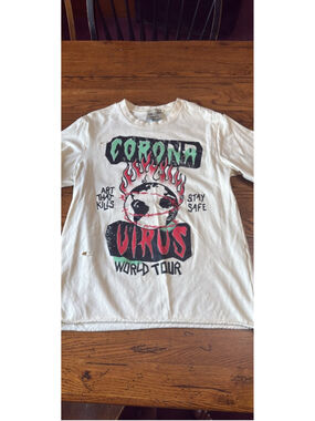 Gallery Dept. Corona Virus World Tour T-Shirt Sm A58